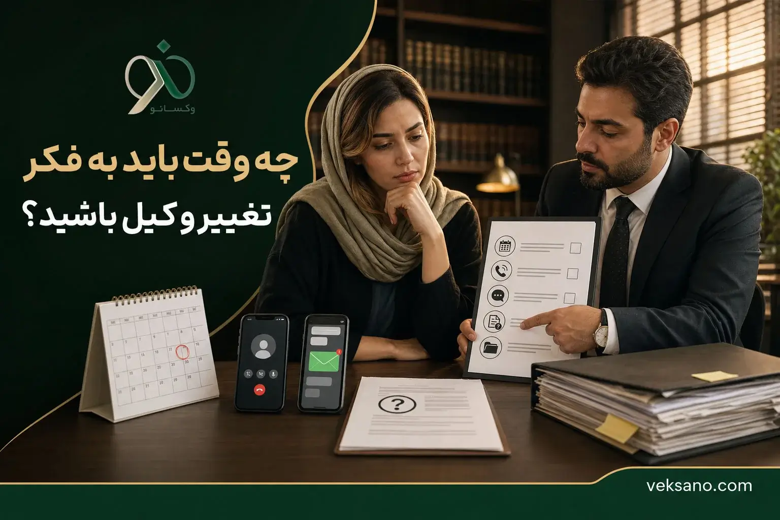 چه وقت باید به فکر تغییر وکیل باشید؟