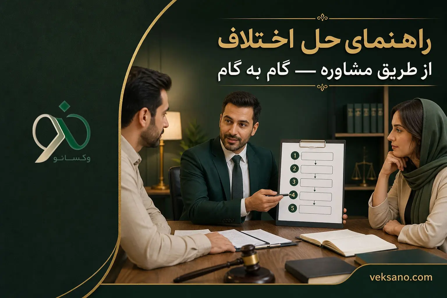 راهنمای حل اختلاف از طریق مشاوره — گام به گام