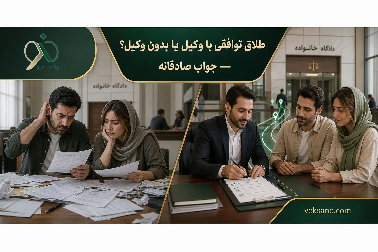 با وکیل یا بدون وکیل