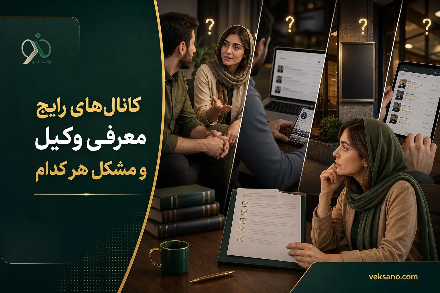 کانال‌های رایج معرفی وکیل و مشکل هر کدام