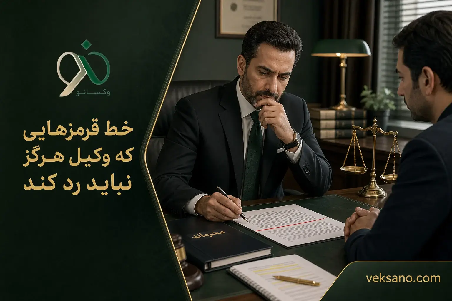 خط قرمزهایی که وکیل هرگز نباید رد کند