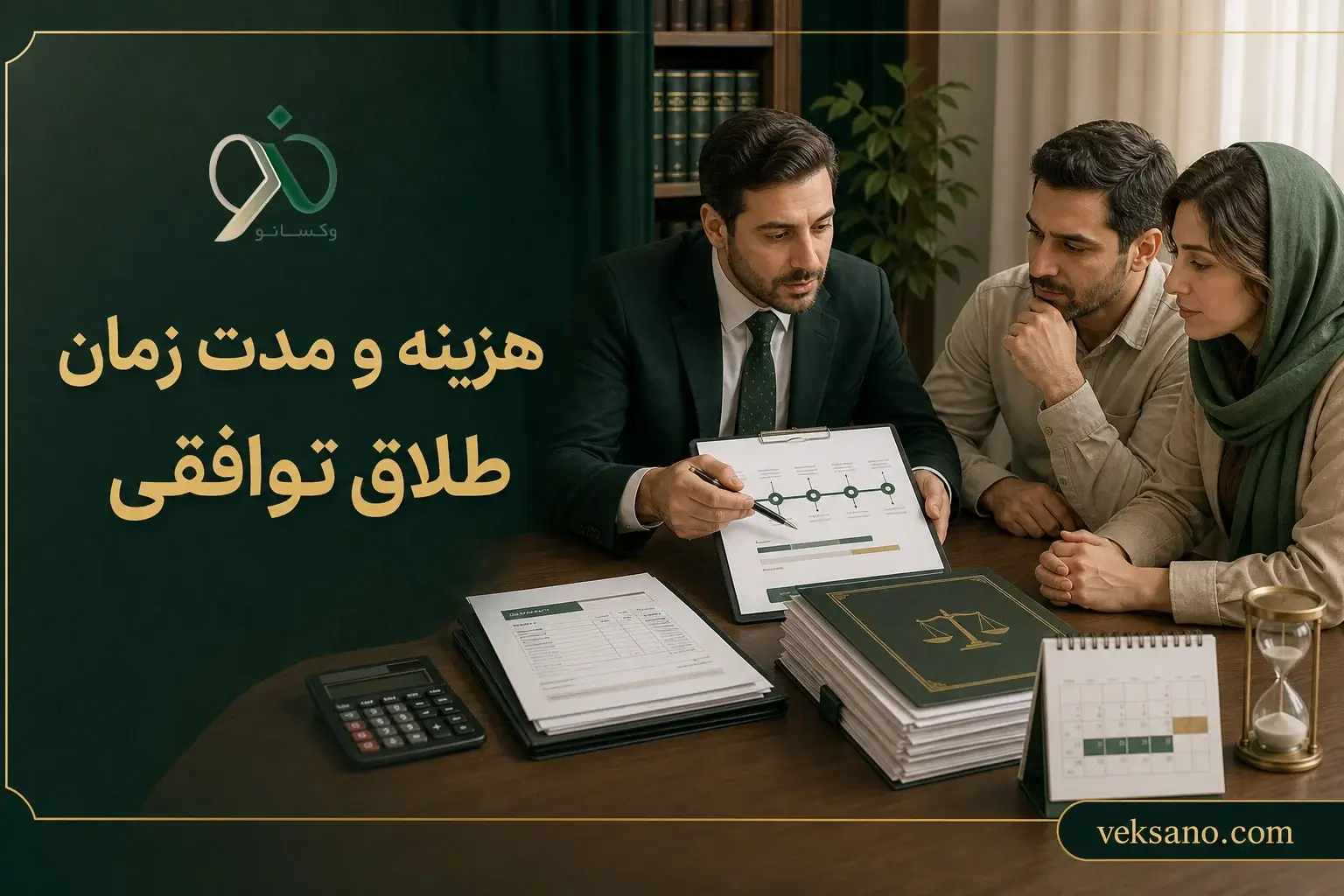 هزینه و مدت زمان طلاق توافقی 