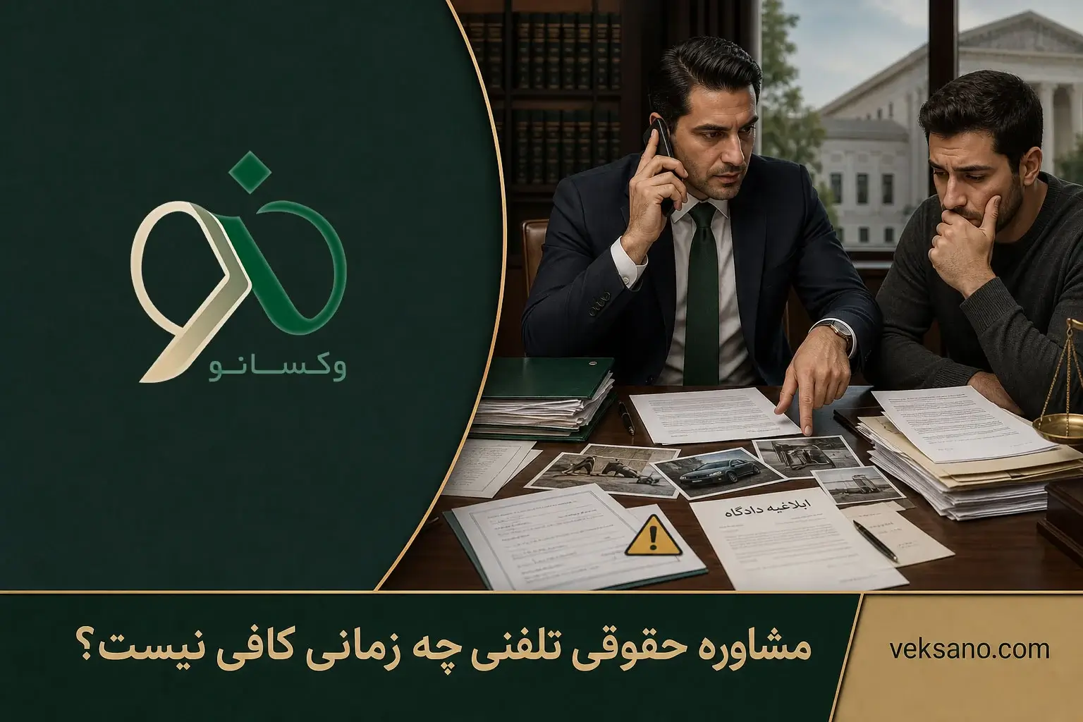 مشاوره حقوقی تلفنی چه زمانی کافی نیست؟