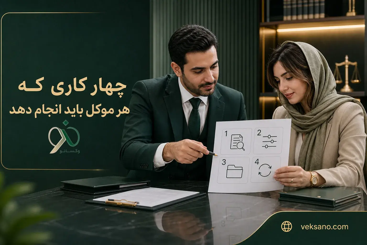 چهار کاری که هر موکل باید انجام دهد