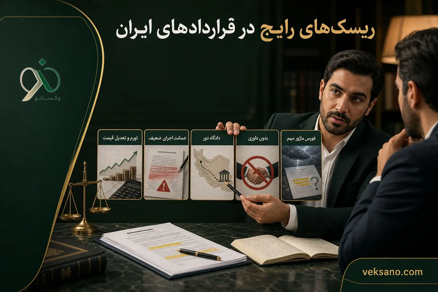 ریسک‌های رایج در قراردادهای ایران