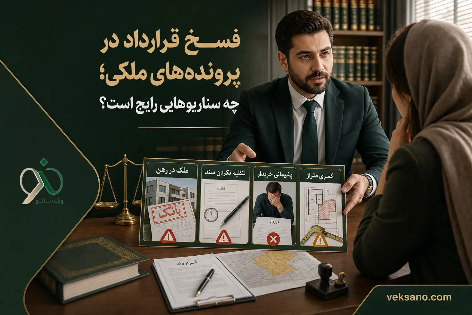 فسخ قرارداد در پرونده‌های ملکی