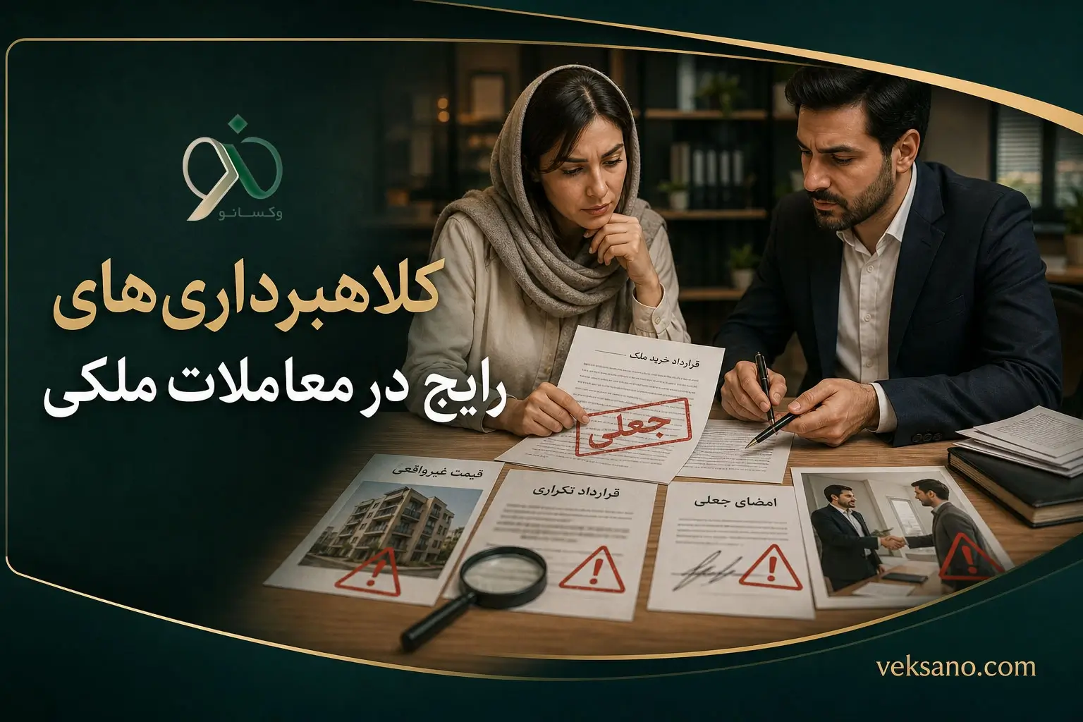 کلاهبرداری‌های رایج در معاملات ملکی