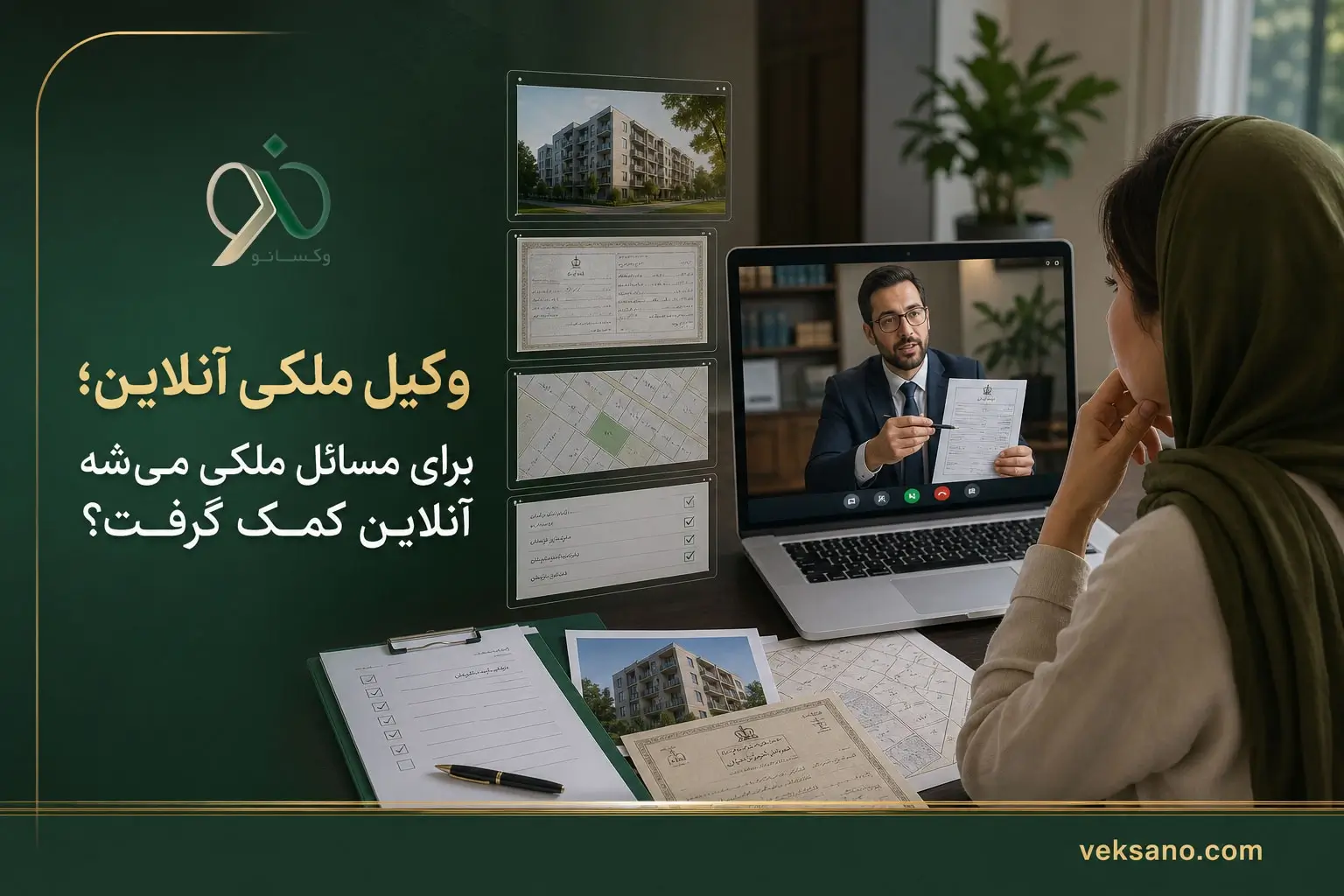 وکیل ملکی آنلاین بگیرید، پیش از آنکه پرونده پیچیده شود