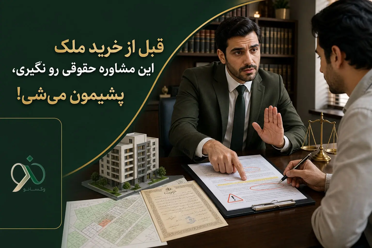قبل از خرید ملک این مشاوره حقوقی رو نگیری، پشیمون می‌شی!