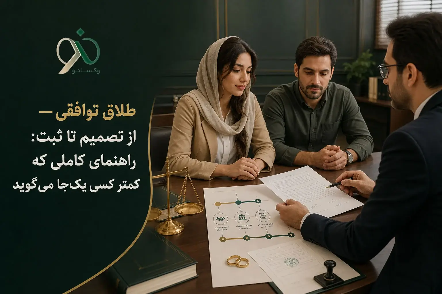 طلاق توافقی؛ کم‌دردترین راه جدایی، اگر درست پیش بروید