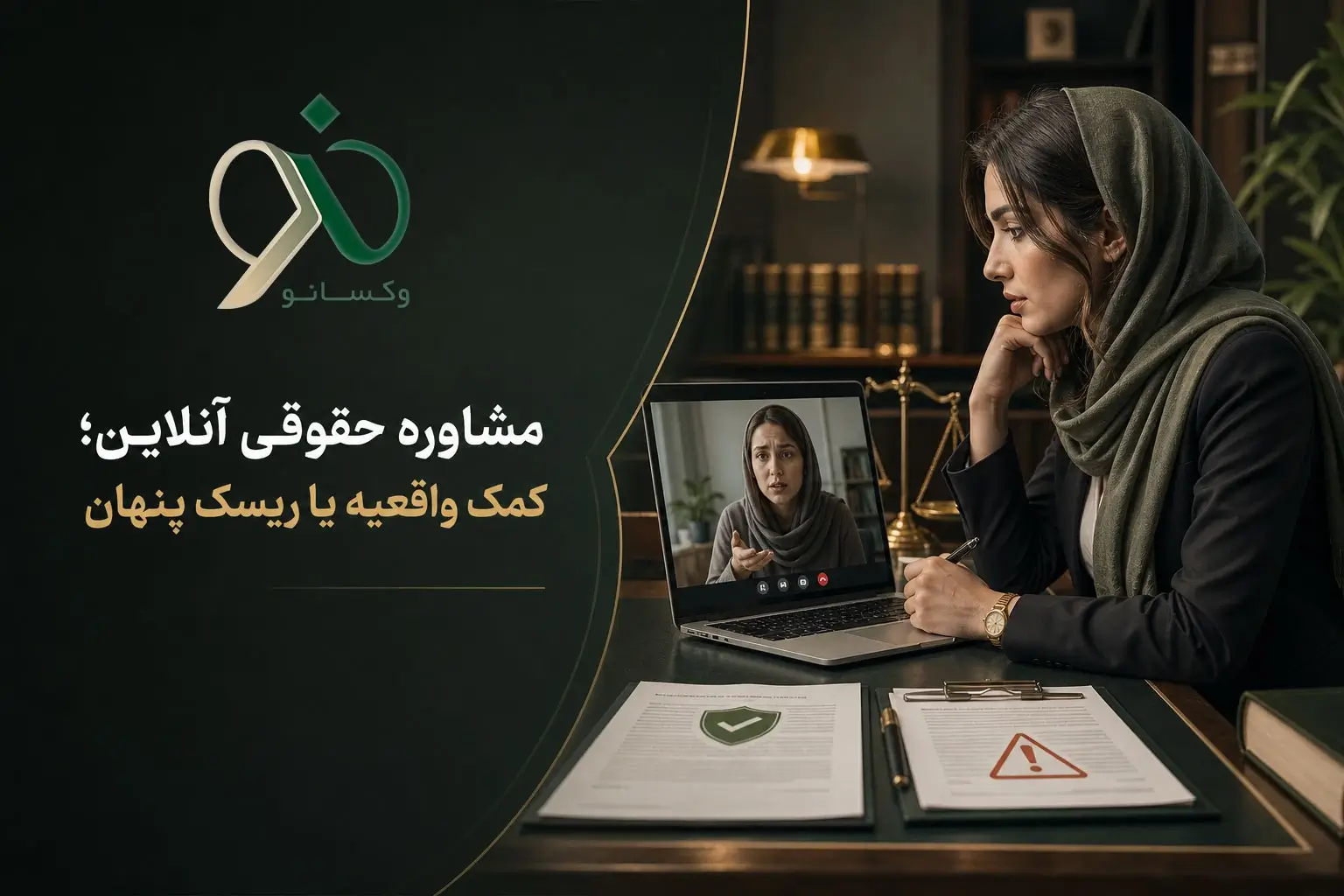 مشاوره حقوقی آنلاین؛ کمک واقعیه یا ریسک پنهان؟