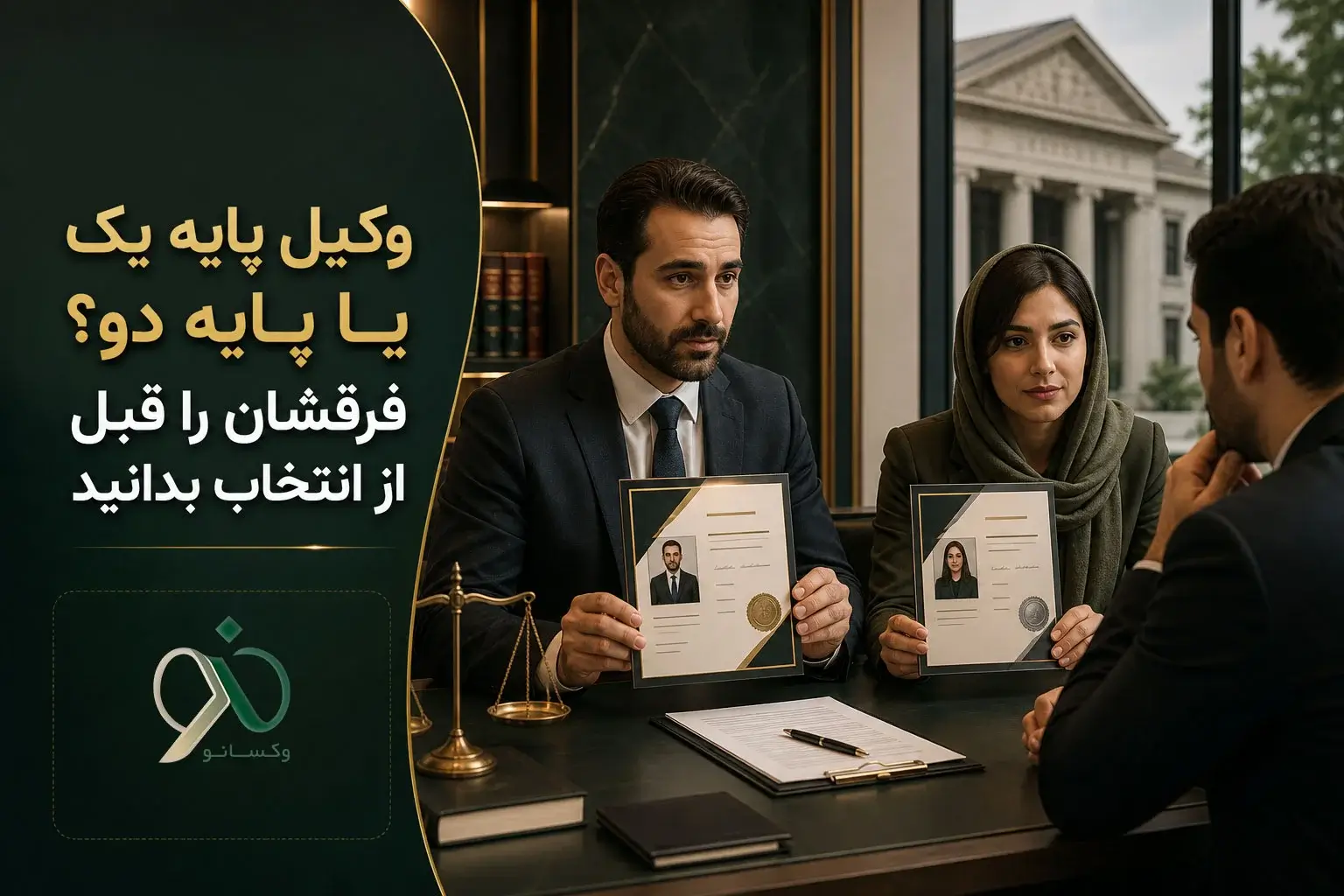 وکیل پایه یک یا پایه دو؟ فرقشان را قبل از انتخاب بدانید