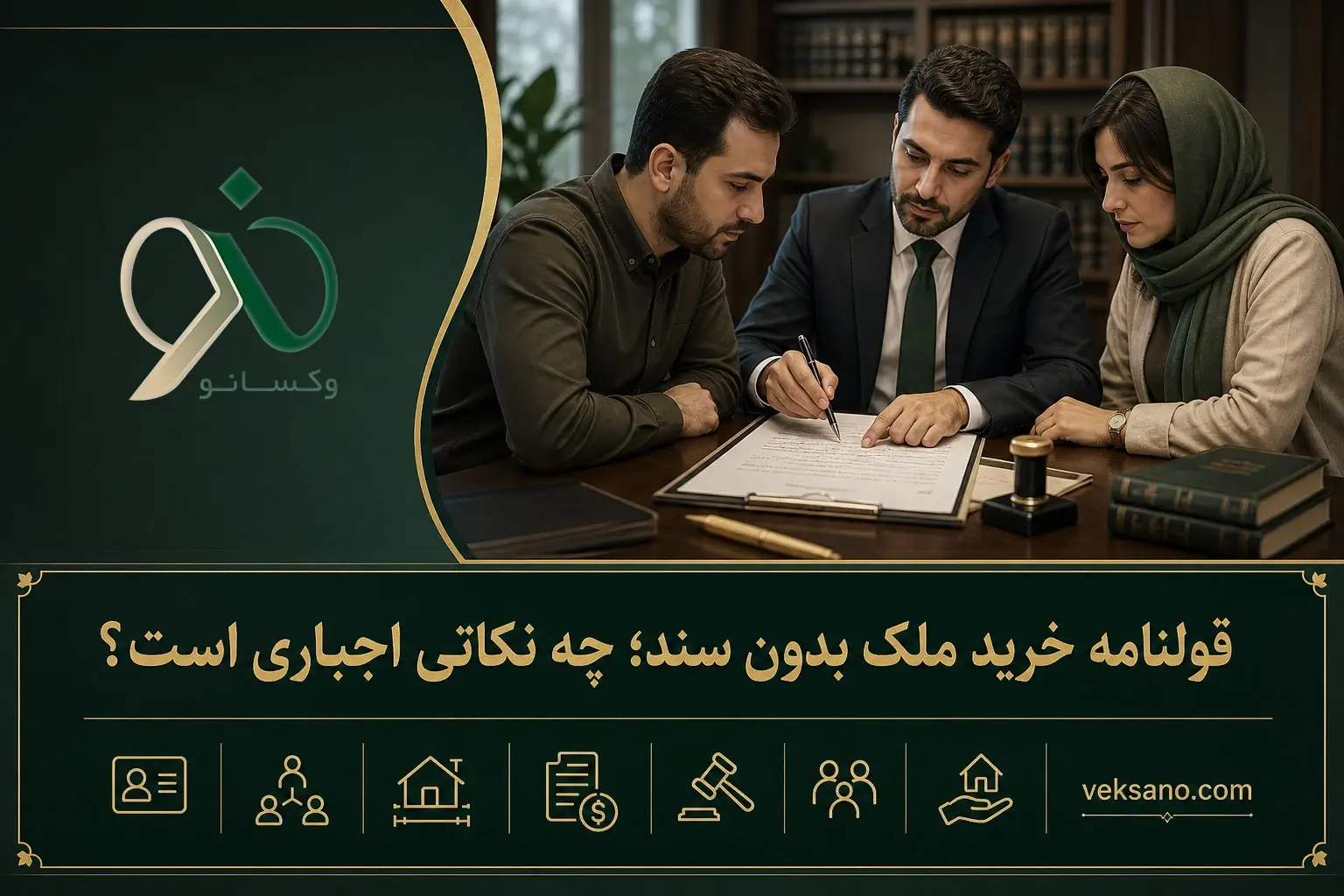 مبایعه نامه خرید ملک بدون سند؛ چه نکاتی اجباری است؟
