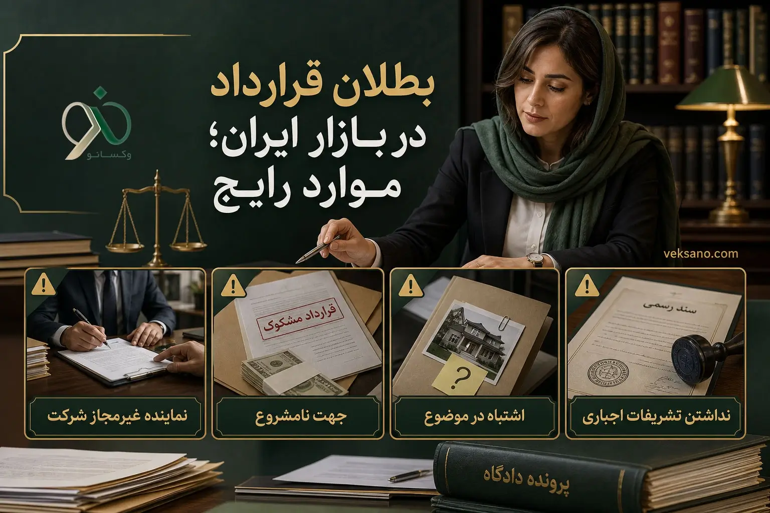 بطلان قرارداد در بازار ایران؛ موارد رایج