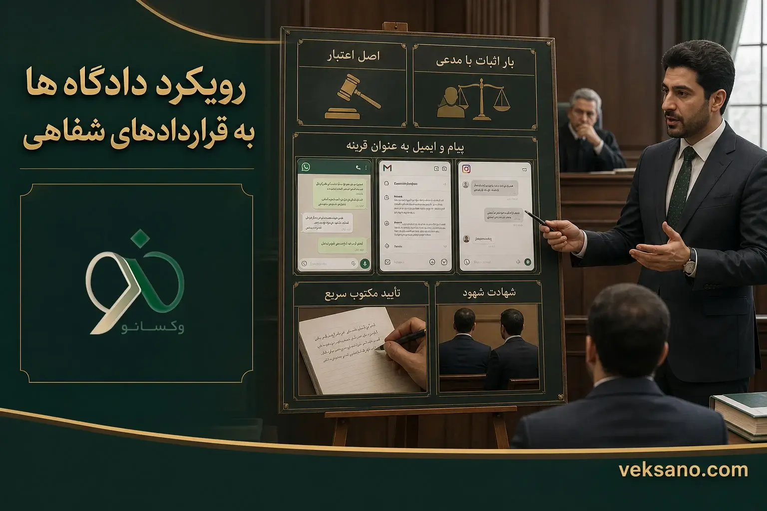 رویکرد دادگاه‌ها به قراردادهای شفاهی