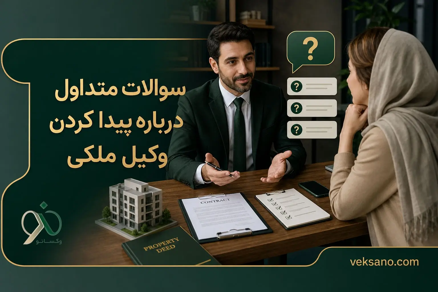سوالات متداول درباره پیدا کردن وکیل ملکی