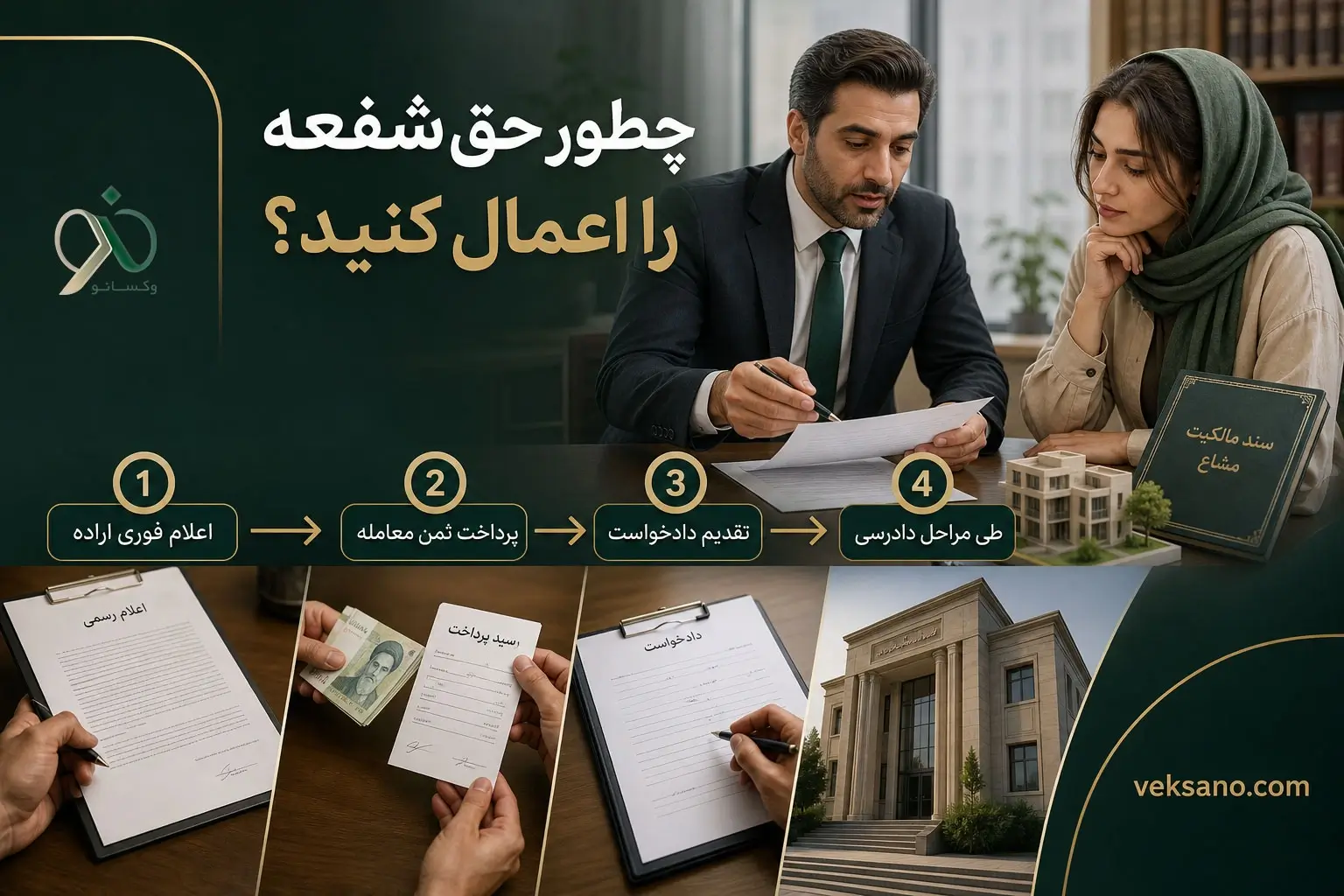 چطور حق شفعه را اعمال کنید؟
