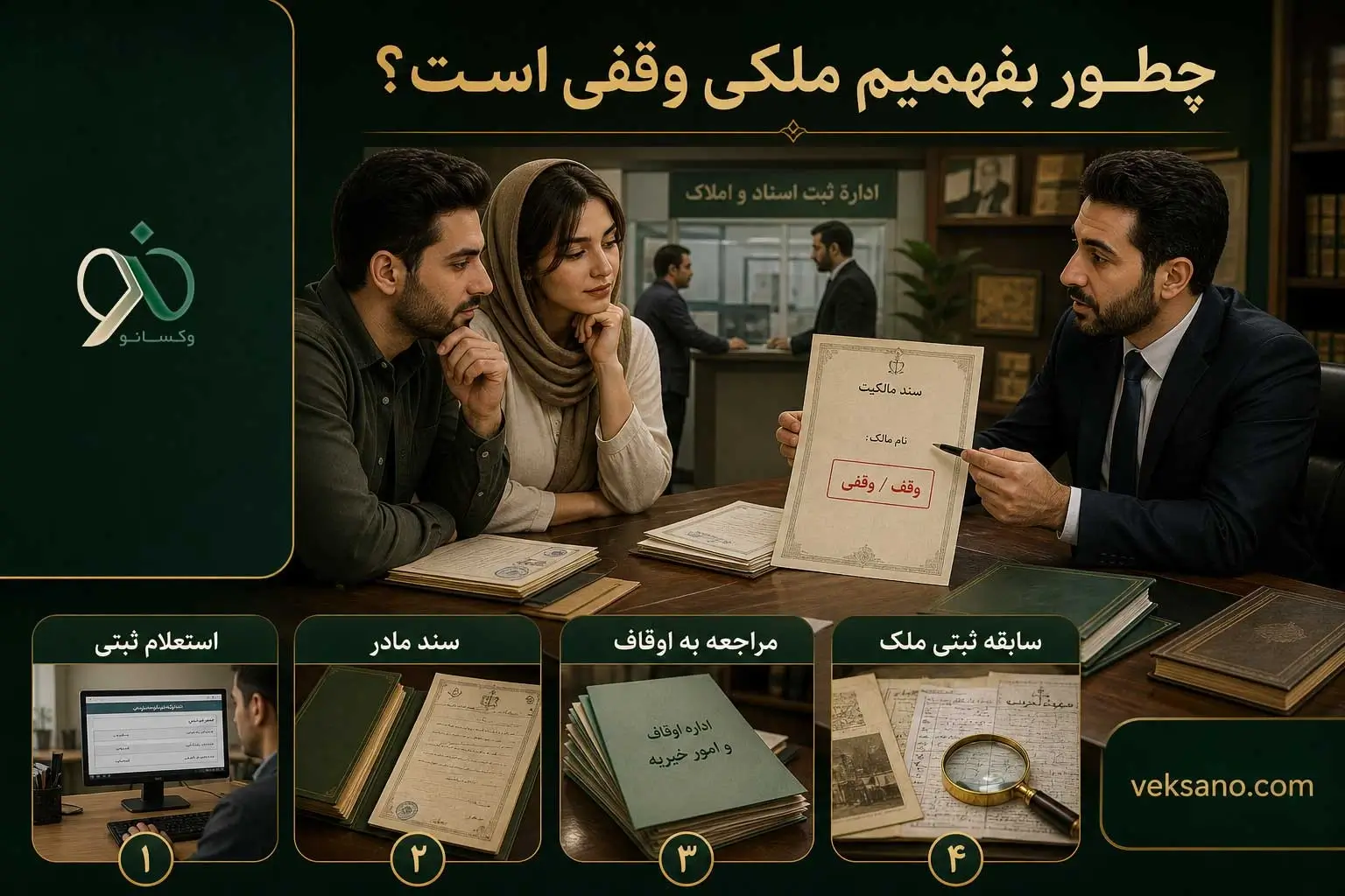 چطور بفهمیم ملکی وقفی است؟