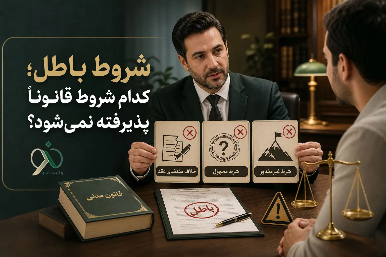 شروط باطل؛ کدام شروط قانوناً پذیرفته نمی‌شود؟