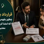 قرارداد باطل؛ چطور بفهمی چیزی که امضا کردی اصلاً معتبر نیست
