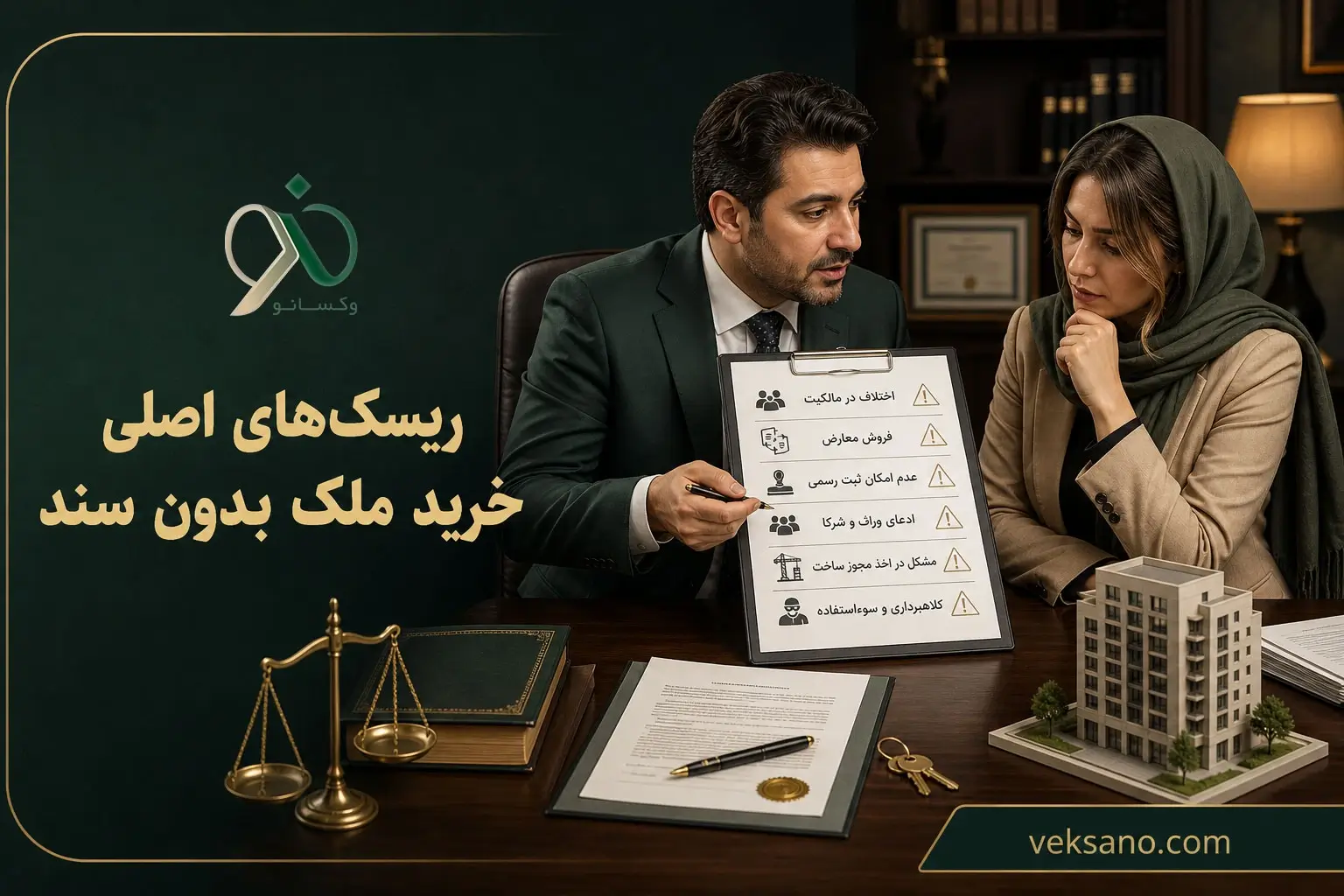 ریسک‌های اصلی خرید ملک بدون سند