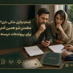شماره وکیل ملکی داری؟ مطمئن شو همین آدم برای پرونده‌ات درسته