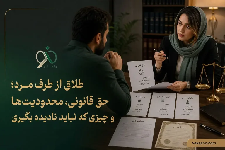 طلاق از طرف مرد؛ حق قانونی، محدودیت‌ها و چیزی که نباید نادیده بگیری