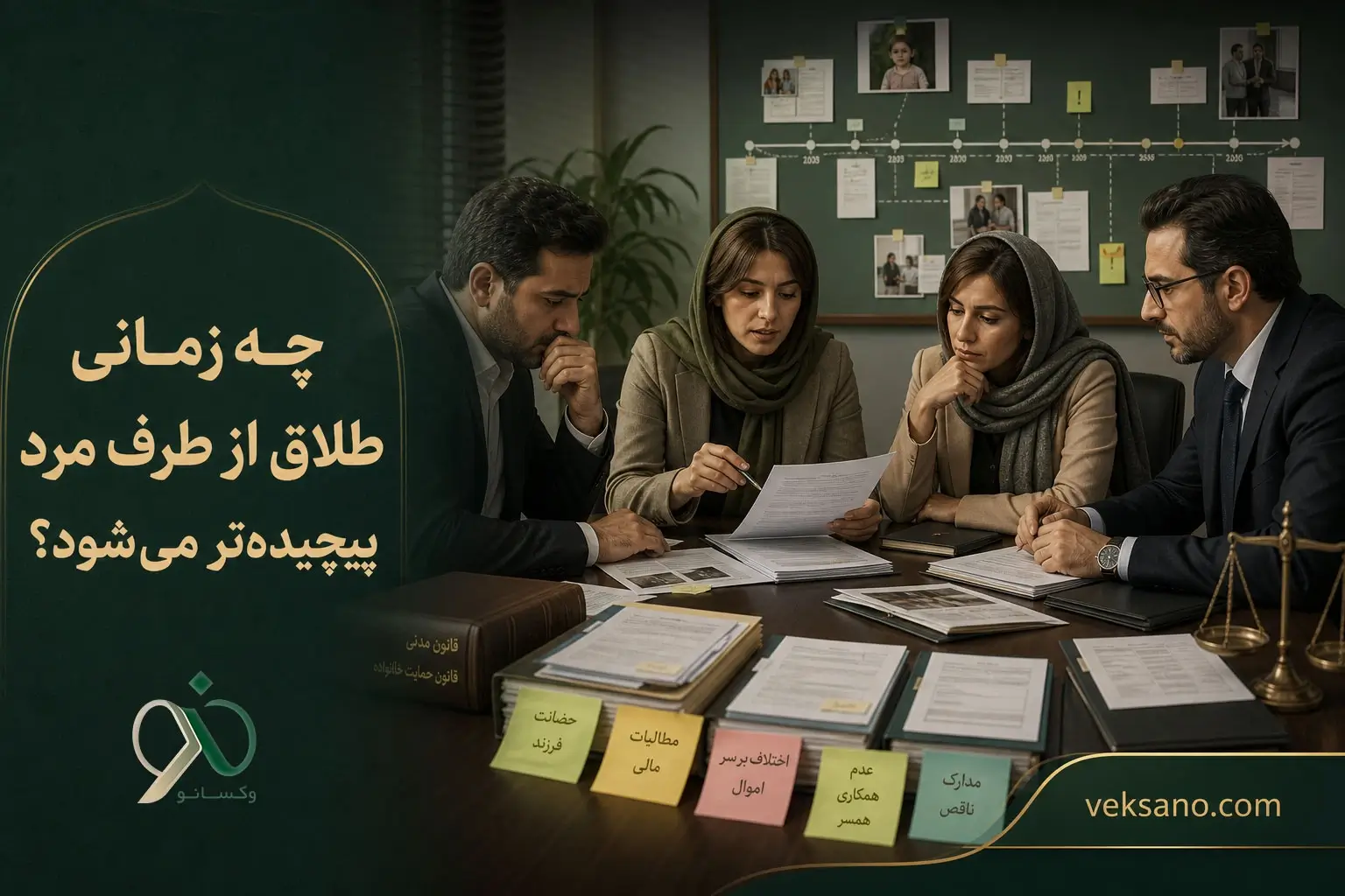 چه زمانی طلاق از طرف مرد پیچیده‌تر می‌شود؟