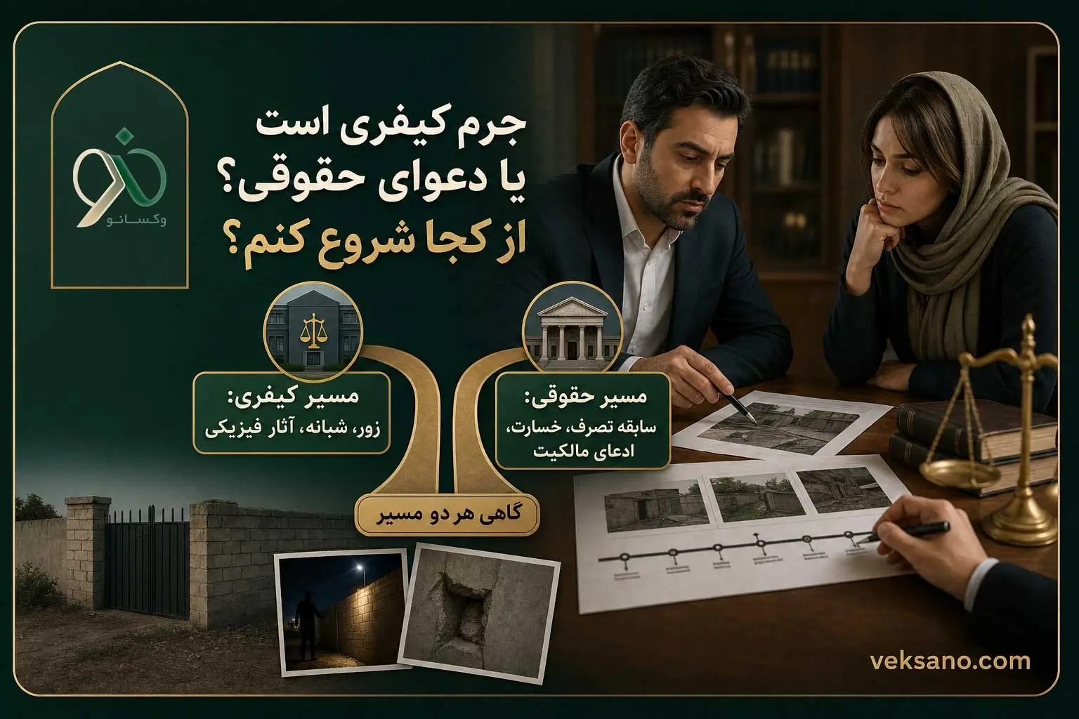 جرم کیفری است یا دعوای حقوقی؟ از کجا شروع کنم؟