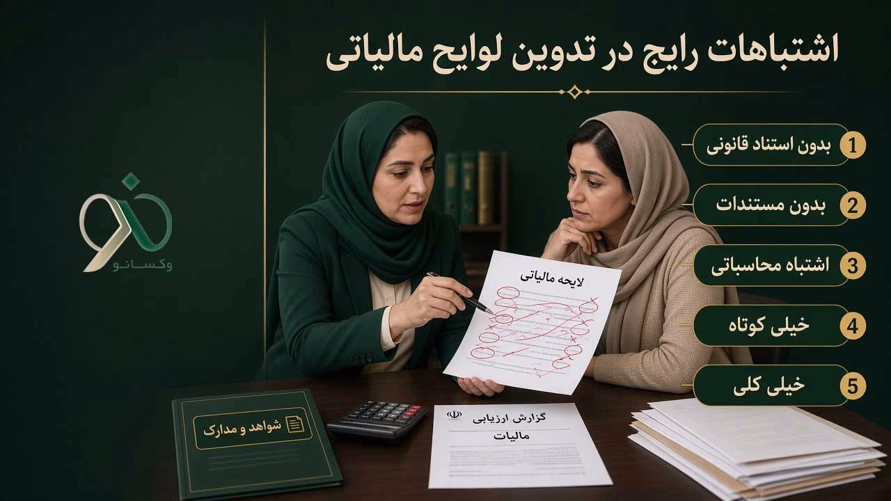 اشتباهات رایج در تدوین لوایح مالیاتی
