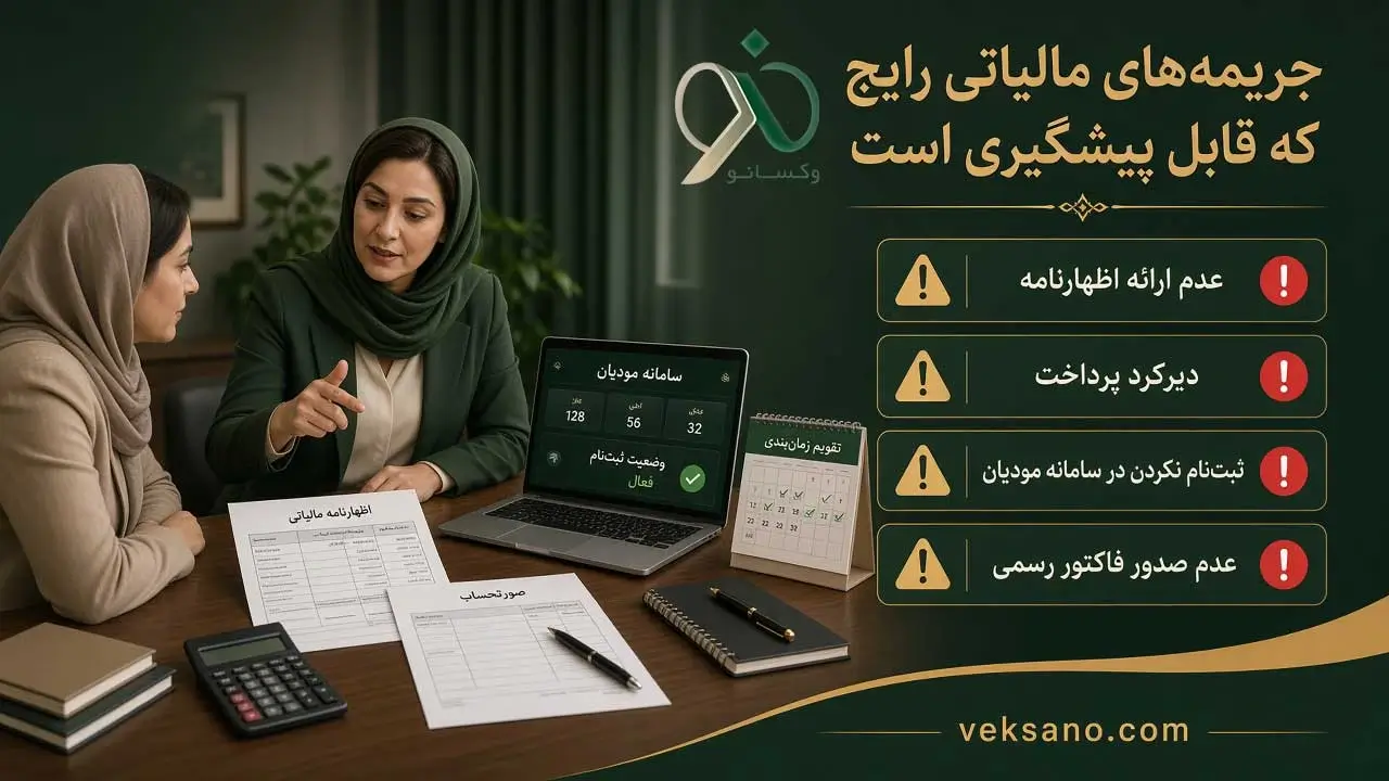 جریمه‌های مالیاتی رایج که قابل پیشگیری است