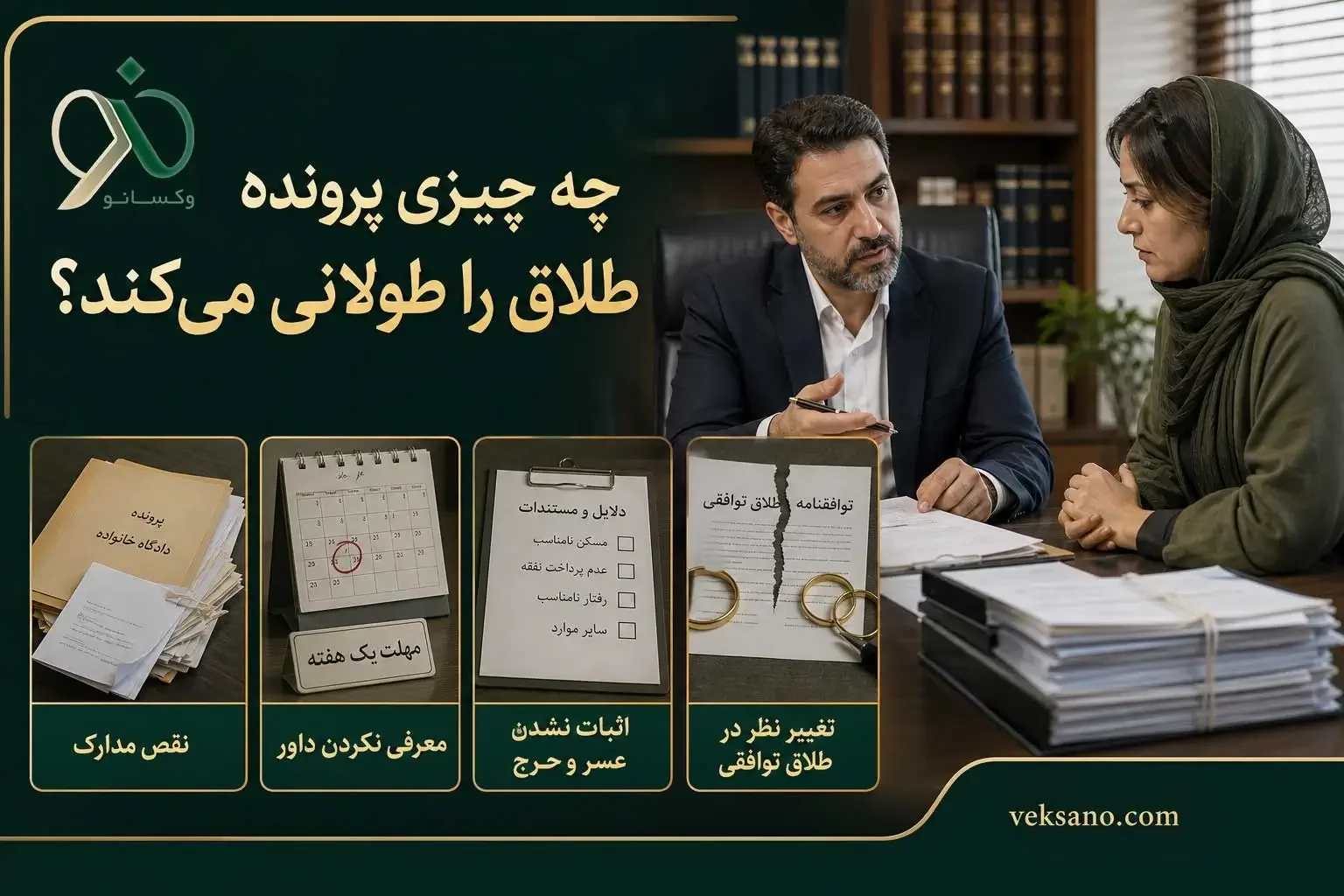 چه چیزی پرونده طلاق را طولانی میکند؟
